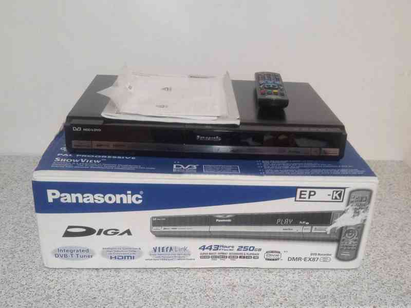 DVD rekordér Panasonic DMR-EX87 - foto 2