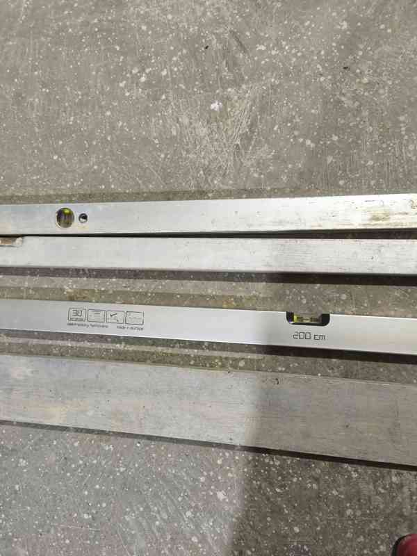 Stavební úhelník 100x150 cm,vodováhy,stahovací lať - foto 6