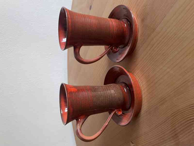 Keramické hrnky s podšálky – sada 2 ks - foto 2