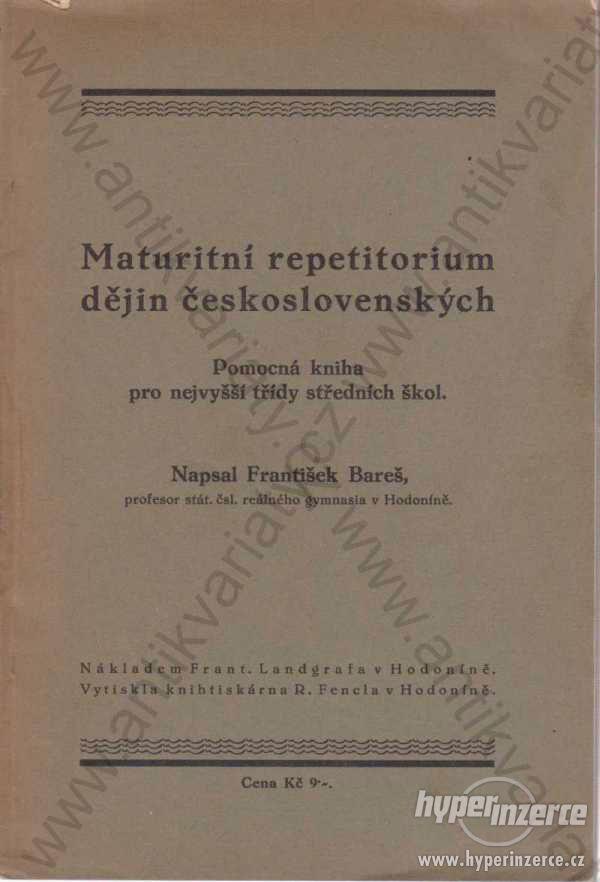 Maturitní repetitorium dějin československých - foto 1
