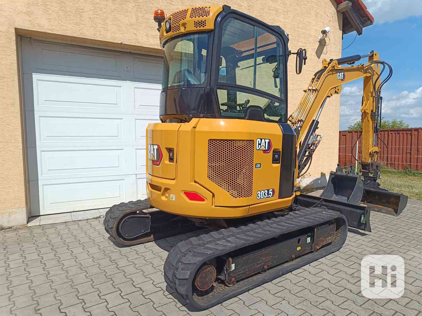 Minibagr CAT 303,5 CR 07A - r.v. 2022 - klima - foto 1