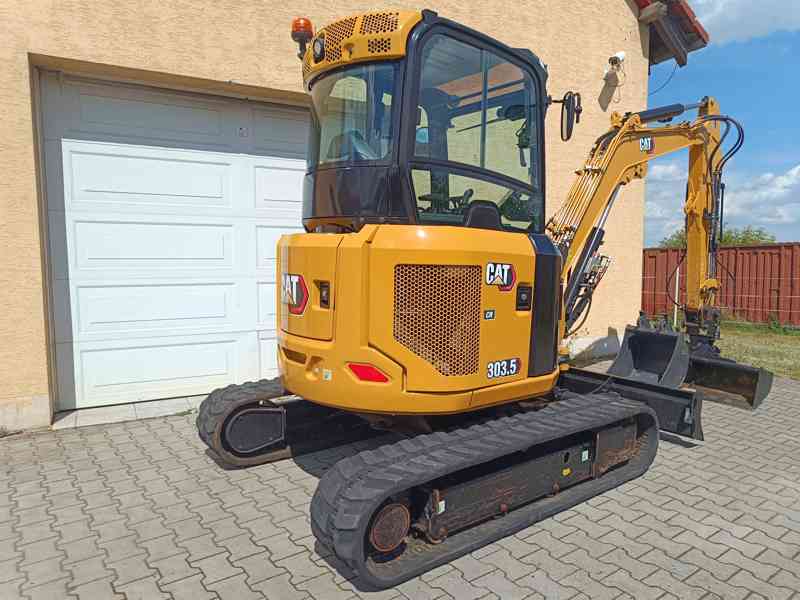 Minibagr CAT 303,5 CR 07A - r.v. 2022 - klima - foto 12