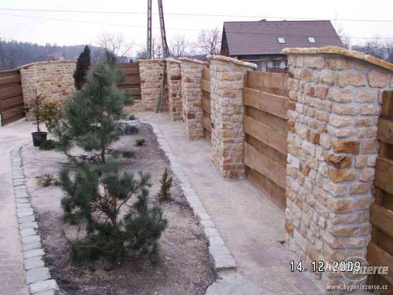 Stavební kámen stěnami pískovec pískovec důl přírodní kámen - foto 3
