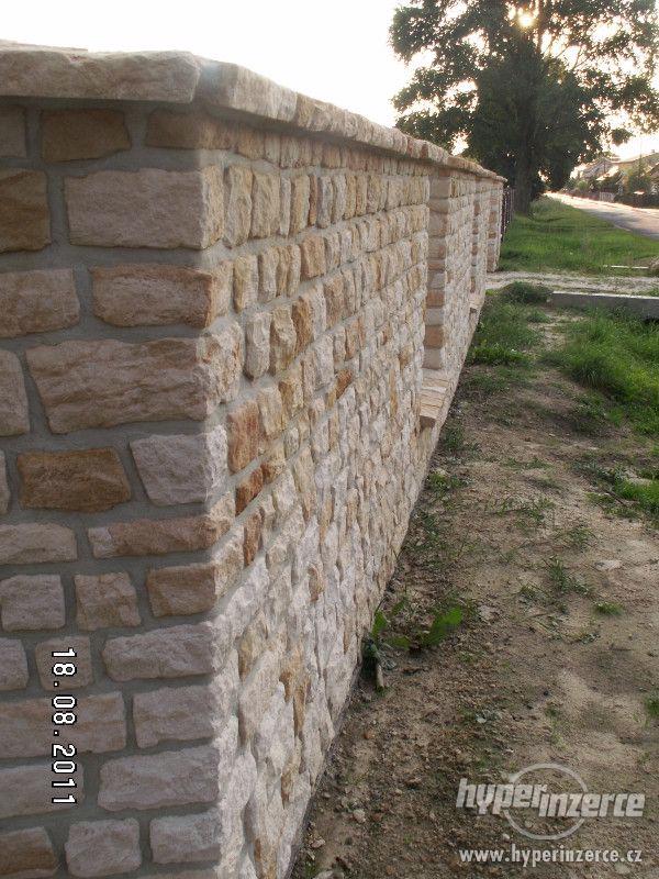 Stavební kámen stěnami pískovec pískovec důl přírodní kámen - foto 10