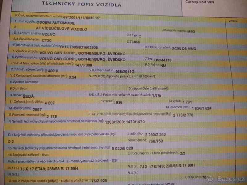 Volvo XC90 2,4   D5 AWD - foto 15