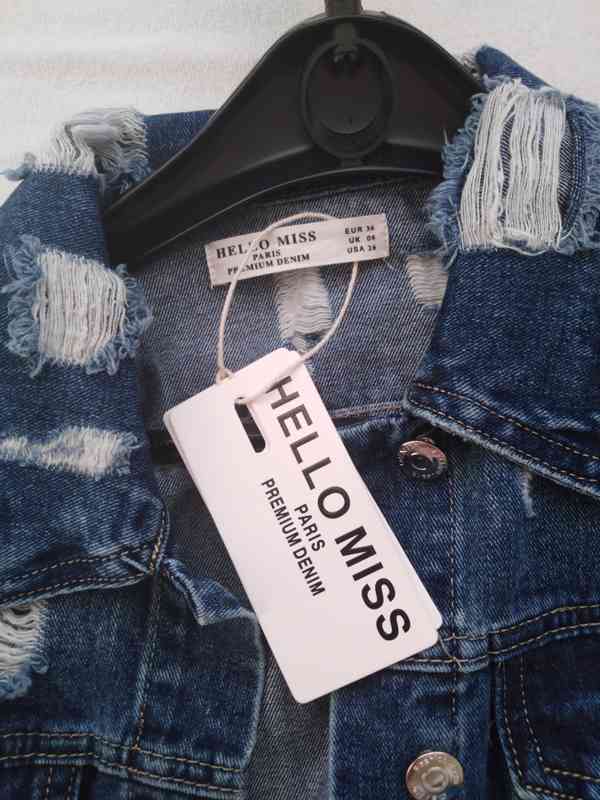 Dámská riflová bunda jeans - foto 1