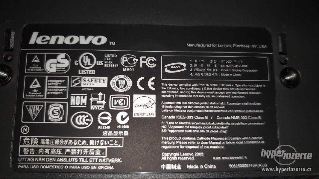 17'' LCD monitor Lenovo model L171 - foto 7
