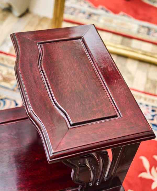 Čínské vyřezávané stolky – pár - foto 7