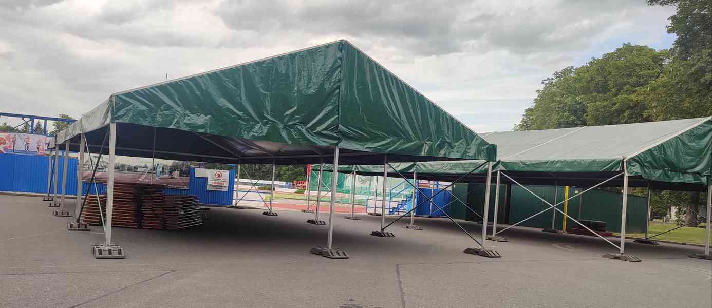 Prodám velkokapacitní stan 8x16m  - foto 2