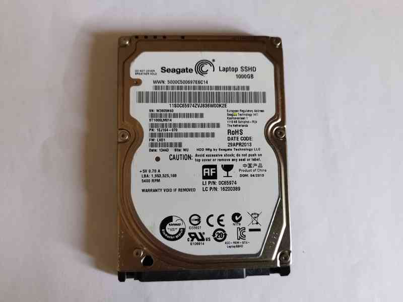 SSHD Seagate 1 TB 2,5" ST1000LM014 5400 rpm HDD