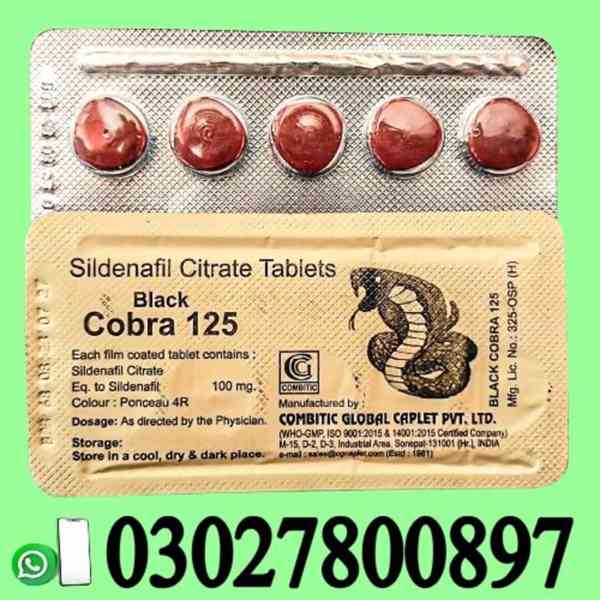 Black Cobra 125mg Tablets in Islamabad | 03027800897