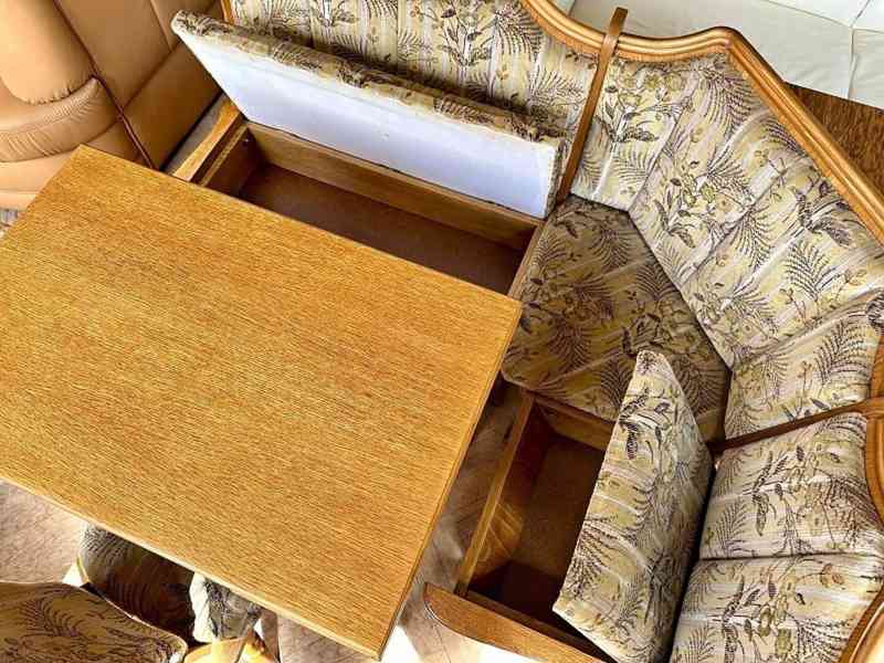  313 Rustikální rohový jídelní set  - foto 3