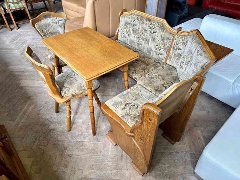  313 Rustikální rohový jídelní set  - foto 2