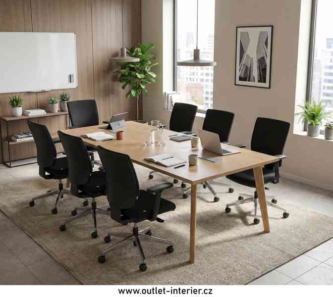 prodám velký jednací stůl s masivními nohami 