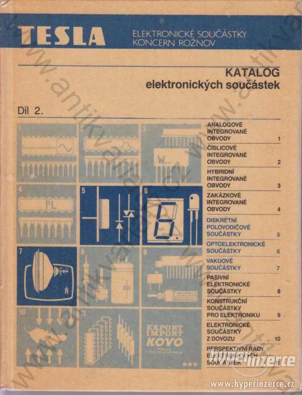 Katalog elektronických součástek Díl 2 TESLA ELTOS - foto 1