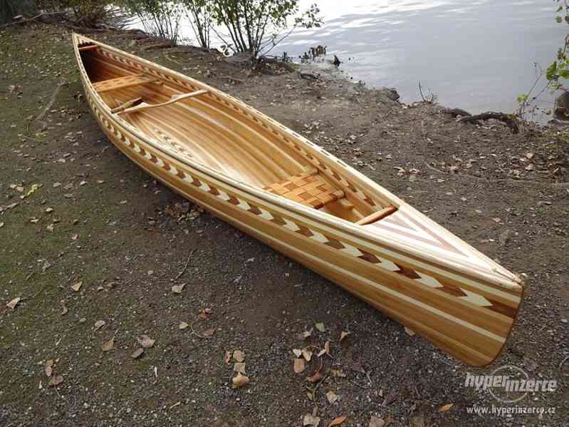 Prodá se dřevěná kanoe - foto 5