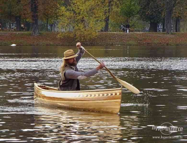 Prodá se dřevěná kanoe - foto 7
