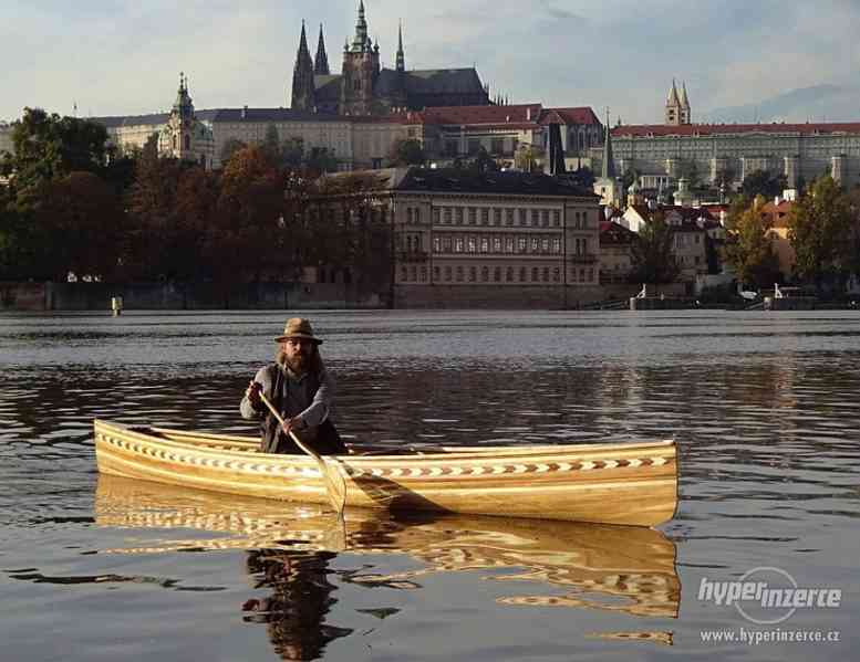 Prodá se dřevěná kanoe - foto 8