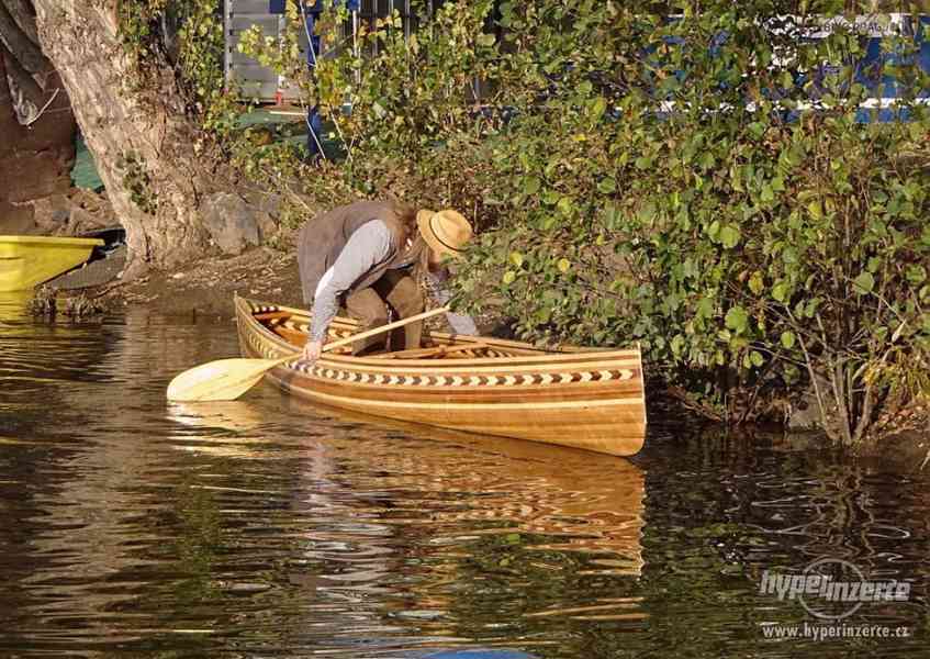 Prodá se dřevěná kanoe - foto 9
