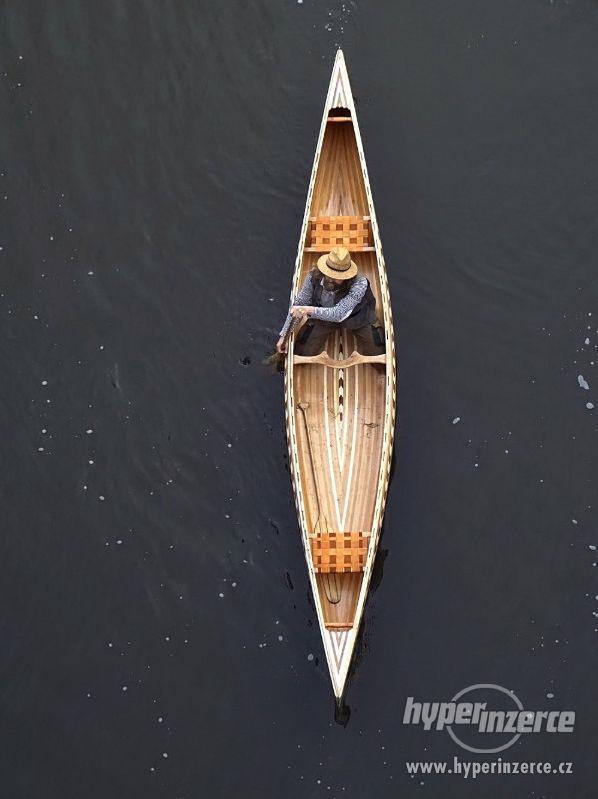 Prodá se dřevěná kanoe - foto 10