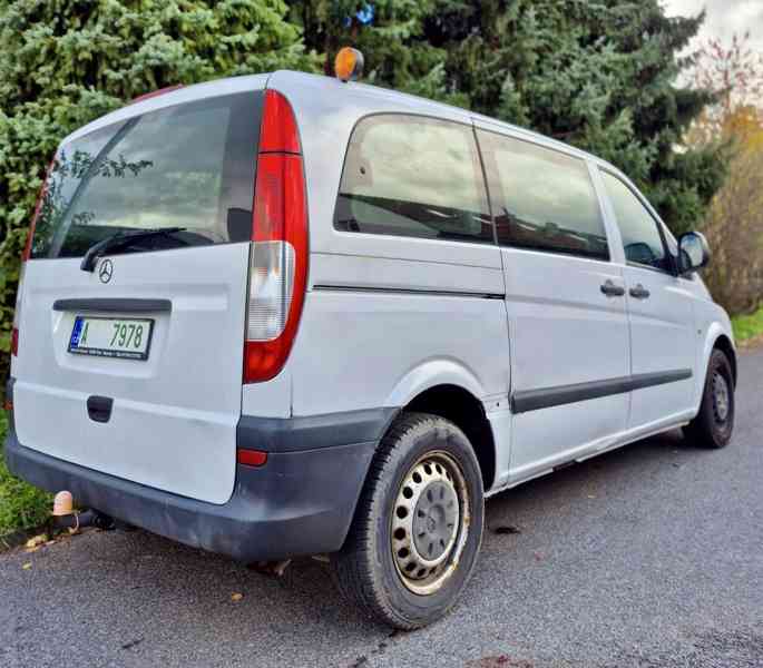 Mercedes-Benz Vito 2.2 CDI, 9 míst, Tažné, Nová STK - foto 4