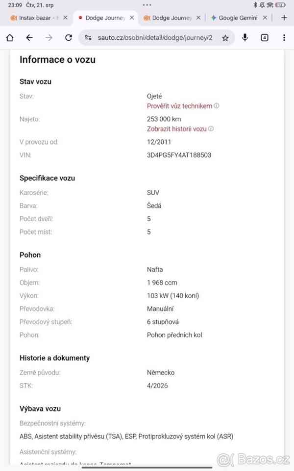 Dodge Journey americké SUV - foto 2