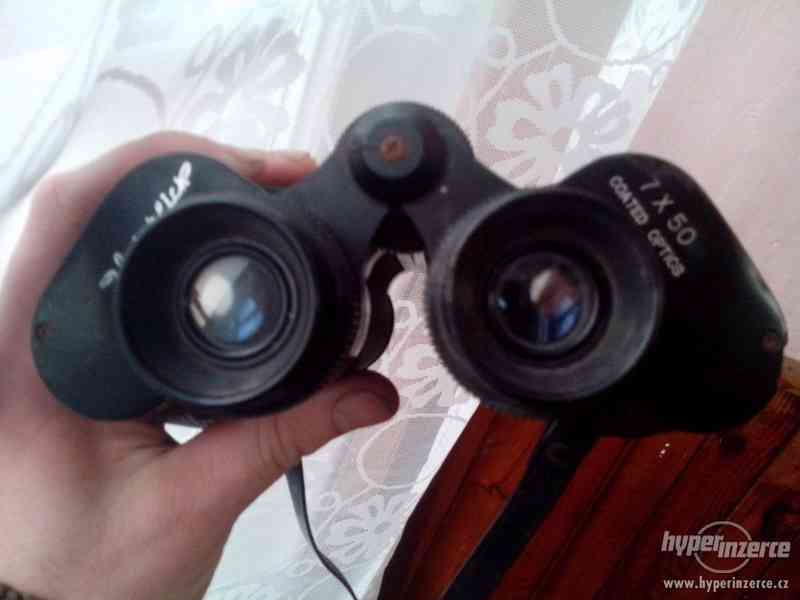 Prodám neměcký špičkový dalekohled WELTBLICK 7X50 - foto 1