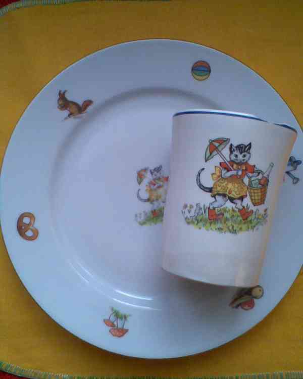 Retro dětský porcelán - foto 5