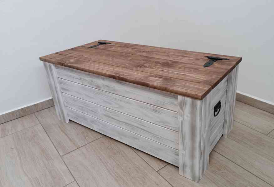 Dřevěná truhla  - foto 3