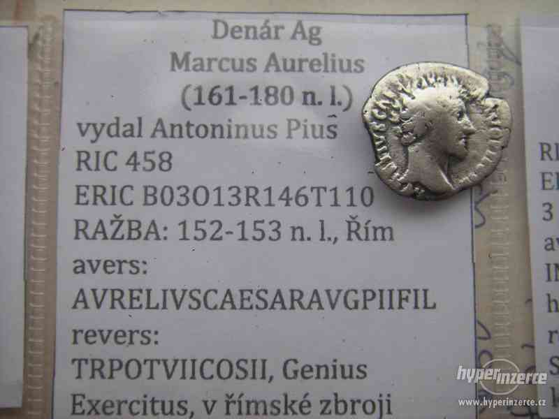 Denár AR Marcus Aurelius, RIC 458 - foto 1
