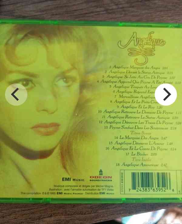 CD soundtrack Angelika - foto 3