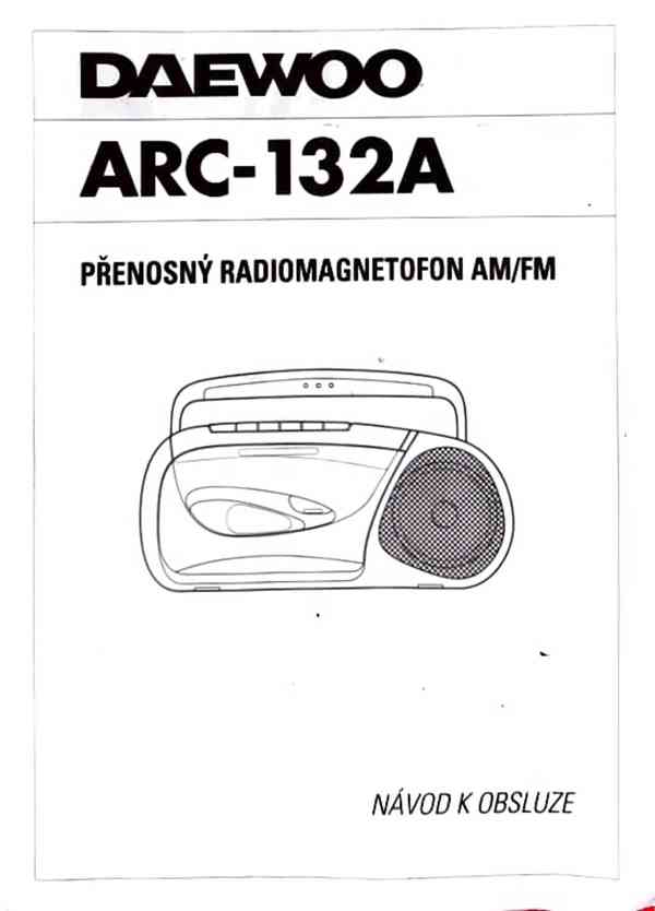 Rádiomagnetofon Daewoo ARC-132A - foto 5