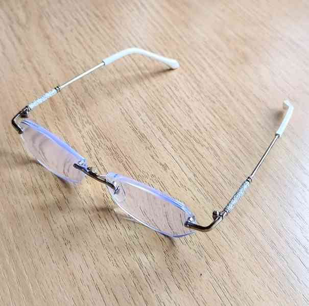 NOVÉ !! Elegantní bezobroučkové dioptrické (2.5) brýle - foto 5