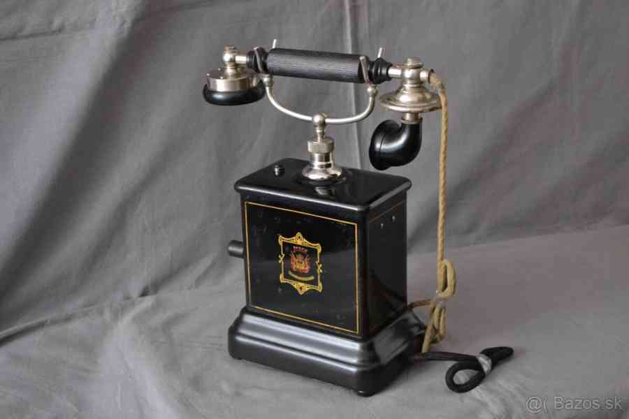 Velmi starý originální dánský telefon Jydsk - foto 6