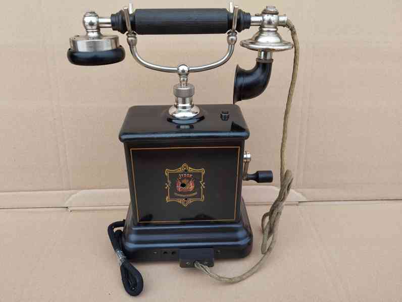 Velmi starý originální dánský telefon Jydsk - foto 7