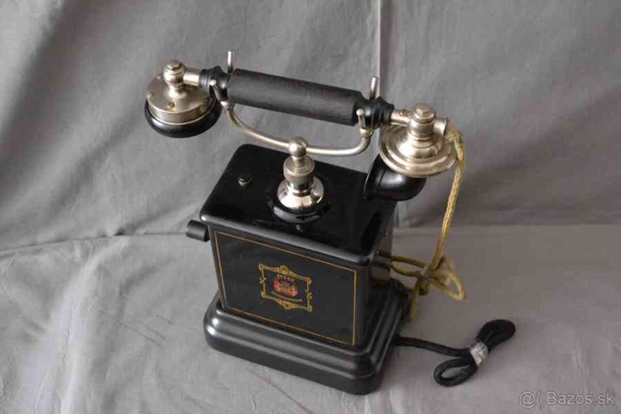 Velmi starý originální dánský telefon Jydsk - foto 4