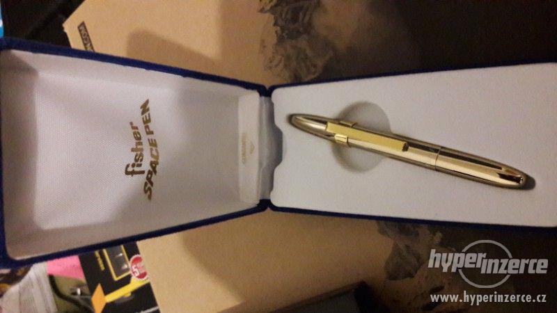 Prodám luxusní pero Fisher Space Pen -Bullet Titanium Nitrid - foto 3