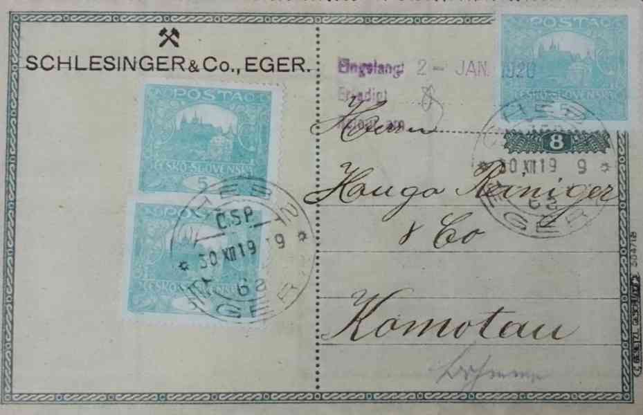 Dopisy do roku 1955 odkoupím hotově za katalogové ceny  - foto 2