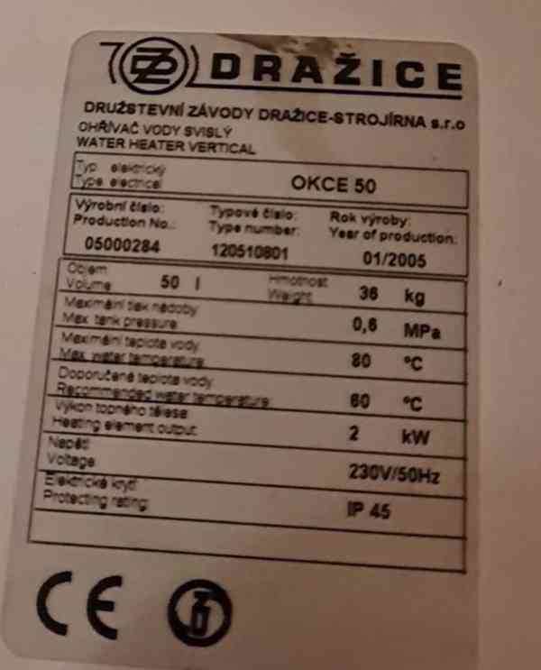 Bojler elektrický OKCE 50, 50l (15092.)  - foto 3