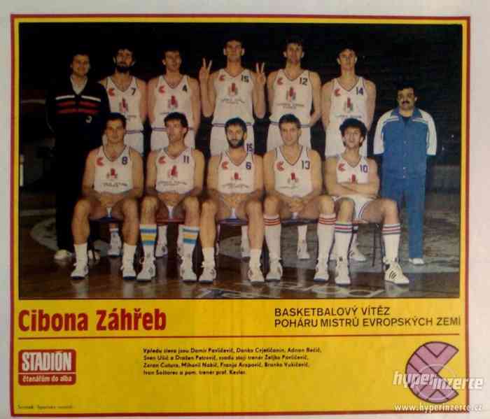 Cibona Záhřeb - basketbalový vítěz PMEZ - foto 1