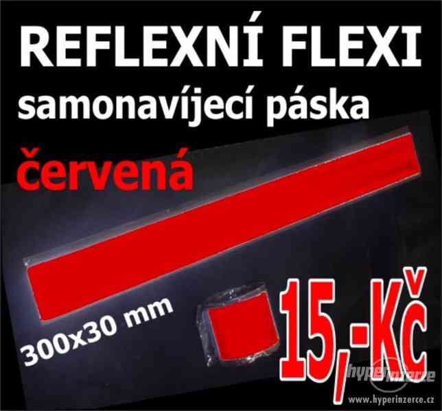 Reflexní pásky samonavíjecí 30x3 cm - foto 3