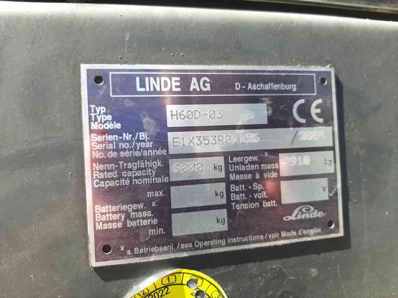 Linde H60D-03 - foto 3