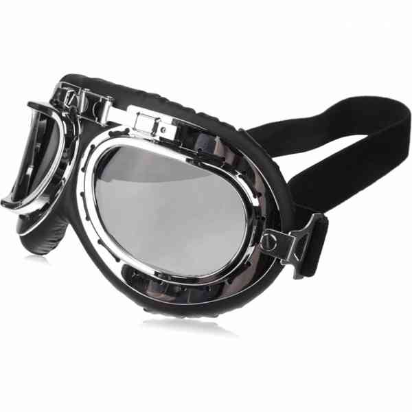 Helma Mil-Tec Moto Retro - olivová - foto 2