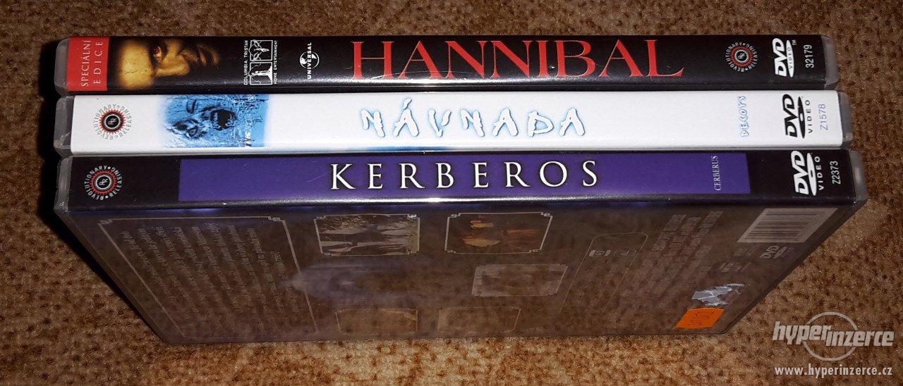 3 DVD - Kerberos, Hannibal + Návnada - foto 3
