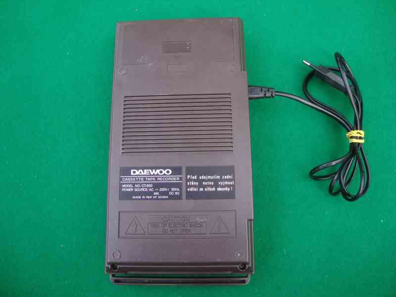 Kazetový magnetofon DAEWOO CT 650 funkční super stav - foto 10