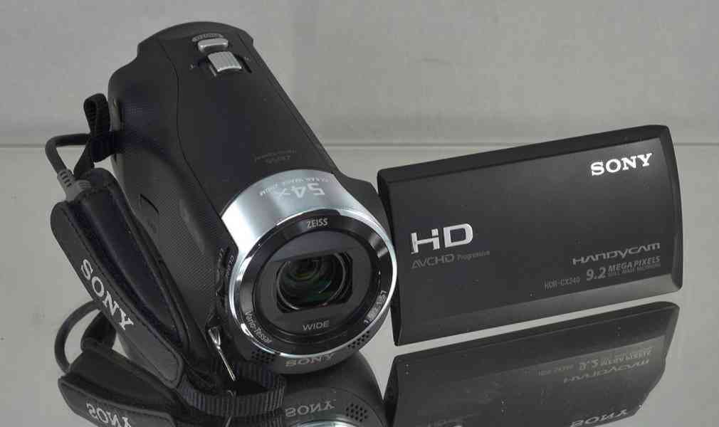 Digitální videokamera: Sony HDR-CX240 **Full HDV*27x Op.Zoom - foto 3