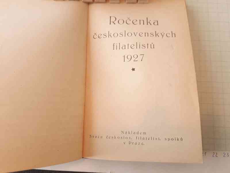 Ročenka československých filatelistů 1927 - foto 3