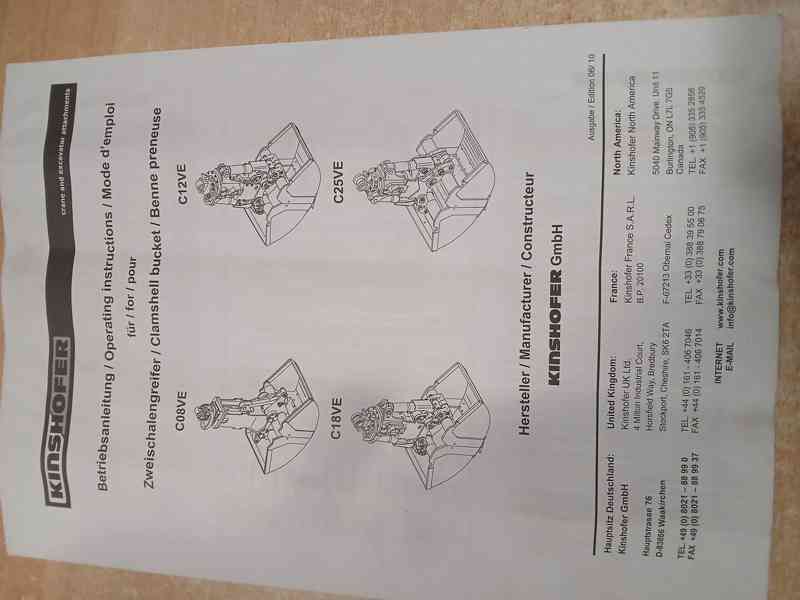 Drapák Kinshofer C12VE-50 - foto 5