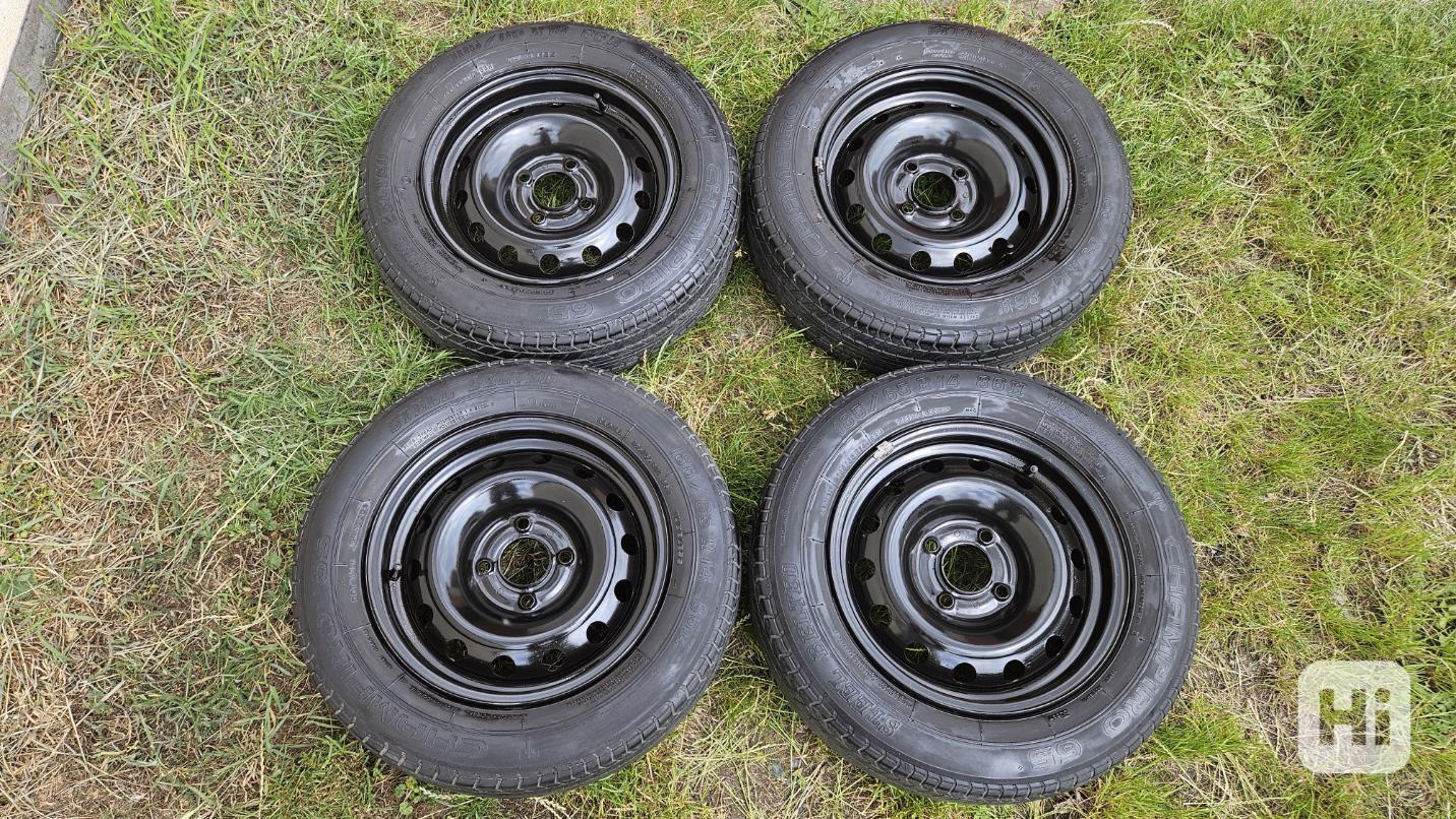 Peugeot Citroen letní kola pneumatiky 185/65R14 disky  - foto 1