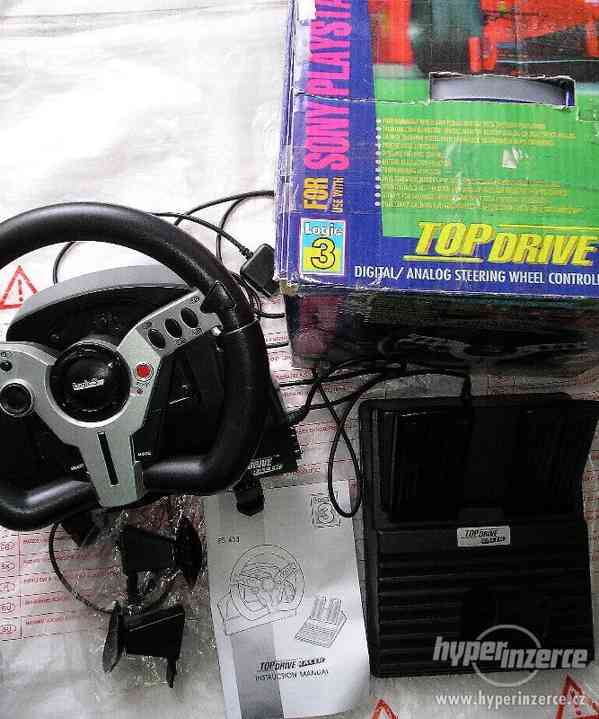 Herní volant Logic3 TOP DRIVE RACER speciál pro playstation - foto 2